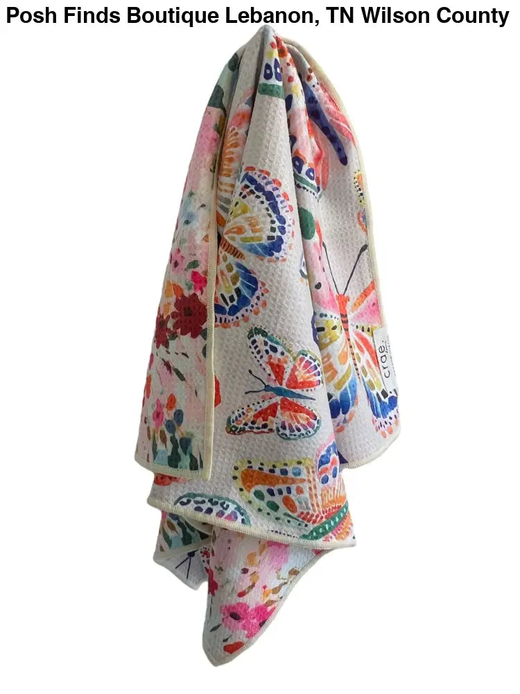Floatie: Reversible Hand Towel: Cream/Pink / 19x29 in / Hand Towel - Posh Finds