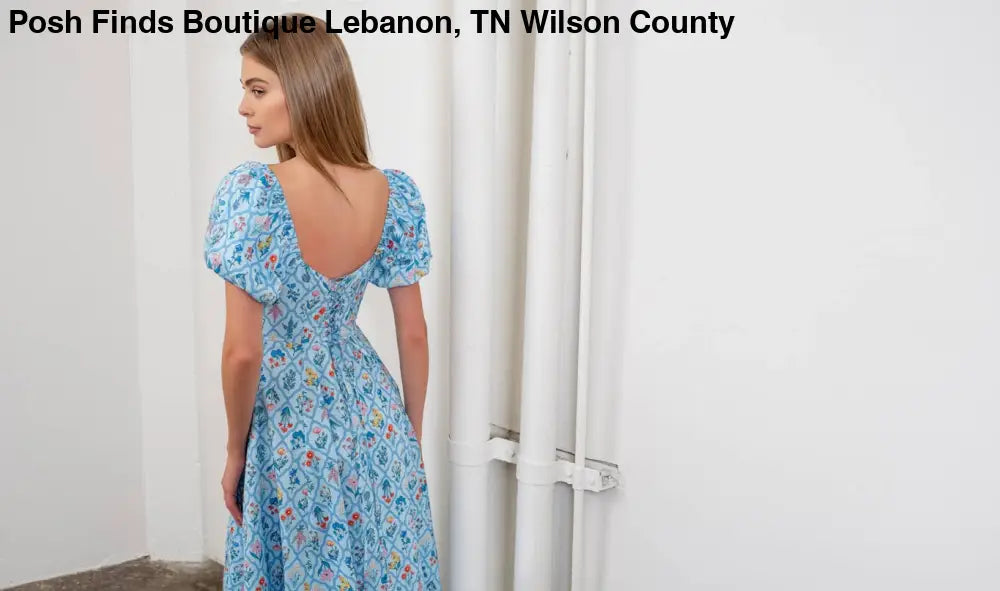 FLORAL BOUQUET PUFF SLEEVE CORSET MIDI DRESS: BLUE - Posh Finds