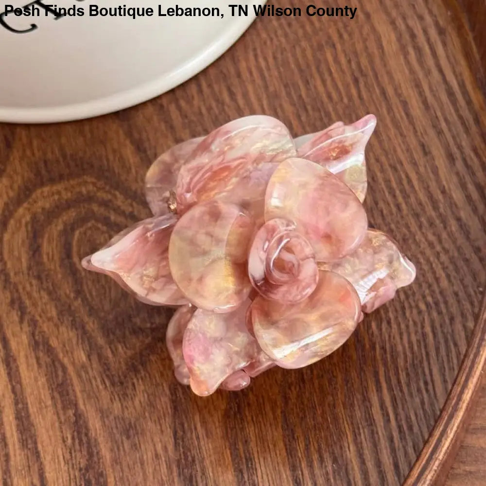 FLOWER POP COLOR HAIR CLAW CLIPS - Posh Finds