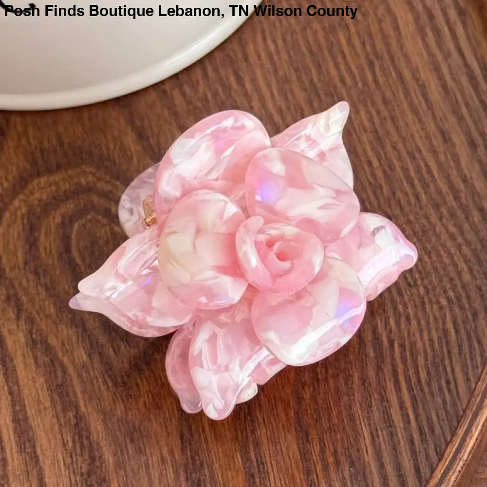 FLOWER POP COLOR HAIR CLAW CLIPS - Posh Finds