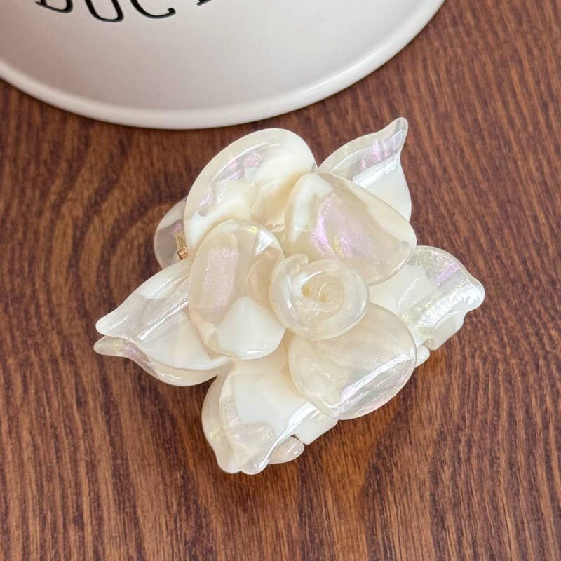 FLOWER POP COLOR HAIR CLAW CLIPS - Posh Finds