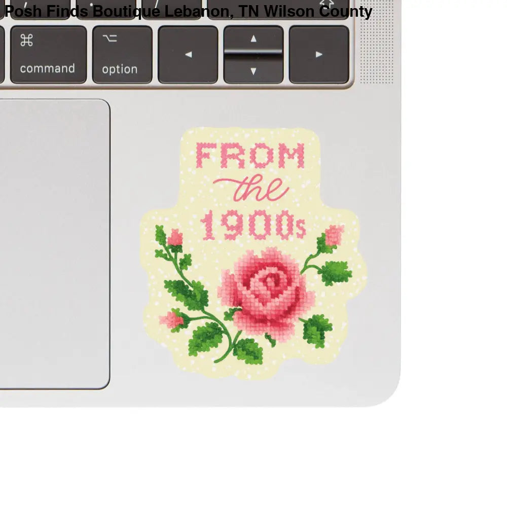 Funny Clever 1900 Cross Stitch High Quality Vinyl Sticker - Posh Finds