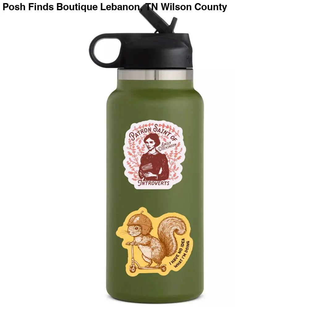 Funny Squirrel No Idea Scooter High Quality Vinyl Sticker - Posh Finds