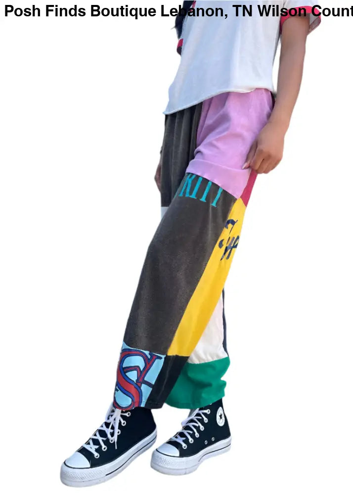 Graphic Tee Pants - Posh Finds