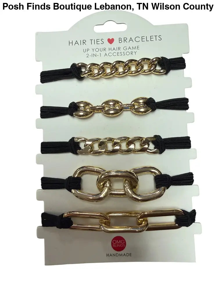 Hair Tie Bracelet Sets - Accessories