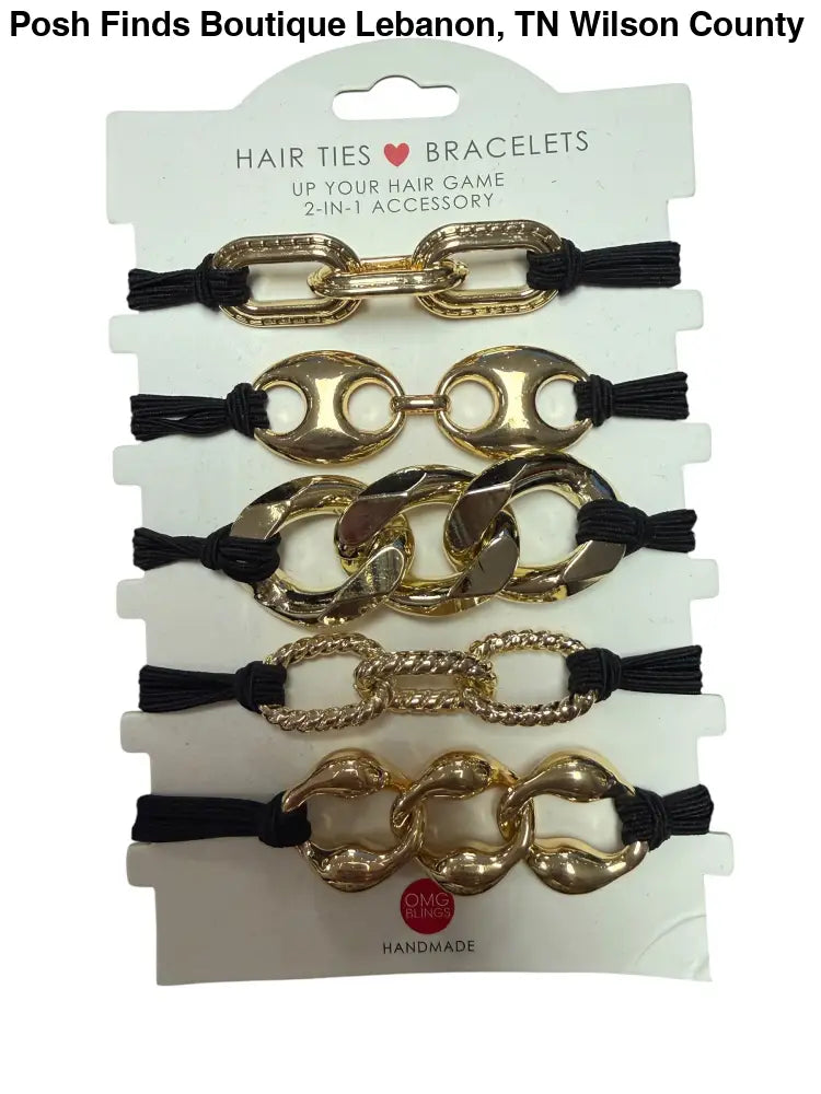 Hair Tie Bracelet Sets - Accessories