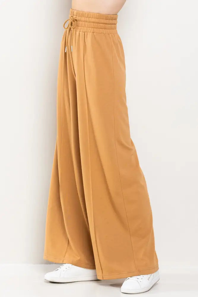 High Waist Lounge Pants in Heather Gray - Posh Finds