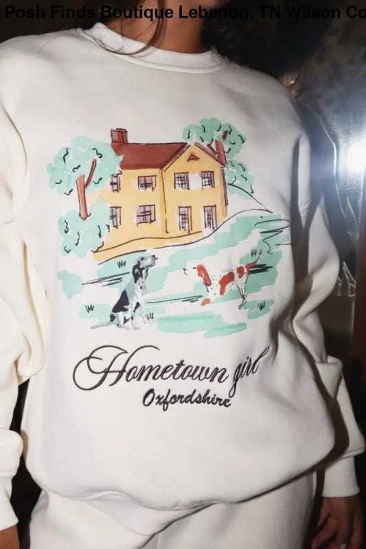 Hometown Girl Graphic Sweatshirt - Posh Finds