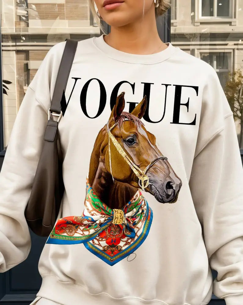 Horse Couture: Tan Tee - Posh Finds