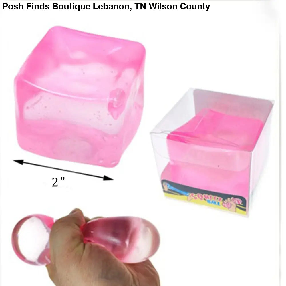 Ice Cube Squishy Toy Multiple Colors - toys
