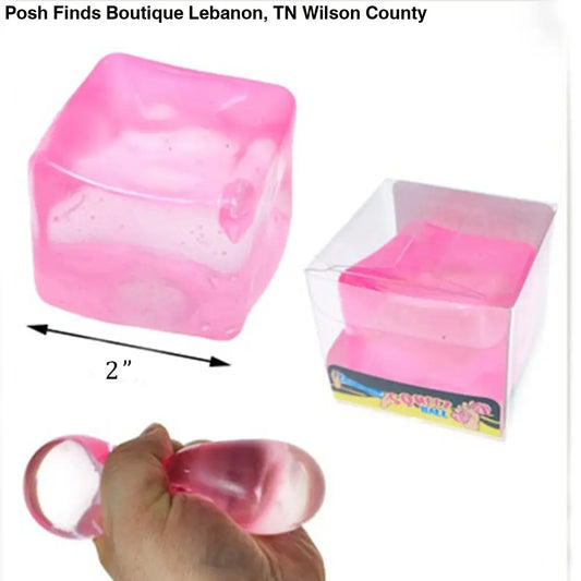 Ice Cube Squishy Toy Multiple Colors - toys