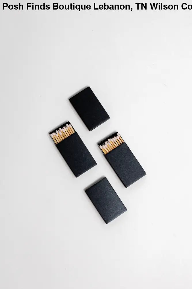 Iridescent Color Matchbox with White Matchsticks: Iridescent Mint - Posh Finds
