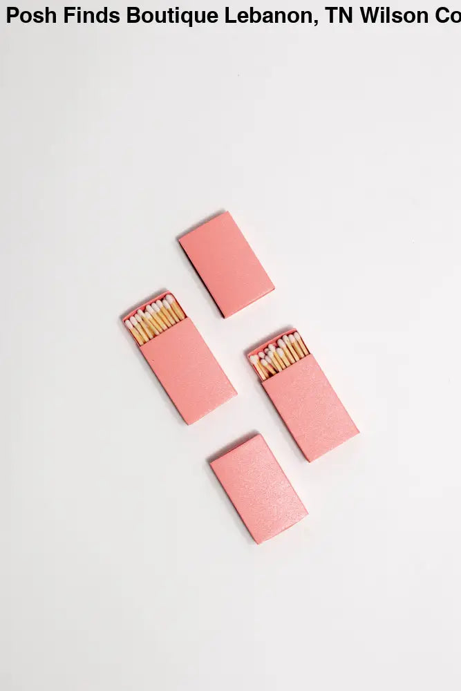 Iridescent Color Matchbox with White Matchsticks: Iridescent Mint - Posh Finds