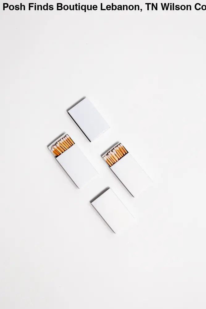 Iridescent Color Matchbox with White Matchsticks: Iridescent Mint - Posh Finds