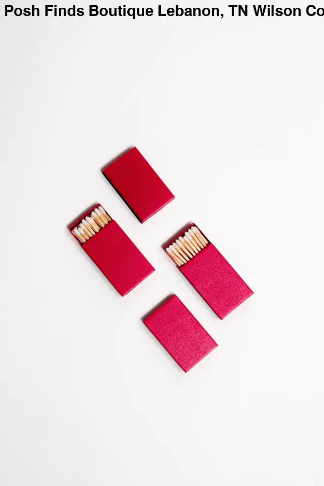 Iridescent Color Matchbox with White Matchsticks: Iridescent Mint - Posh Finds