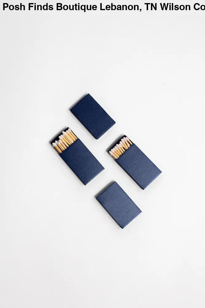 Iridescent Color Matchbox with White Matchsticks: Iridescent Mint - Posh Finds