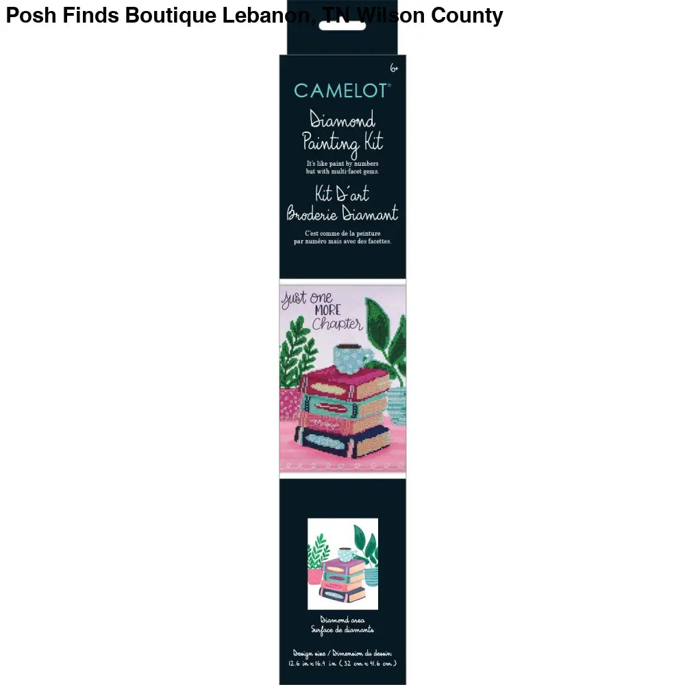 It's a Bookish Life Diamond Painting Kit: 01 Multi - Posh Finds