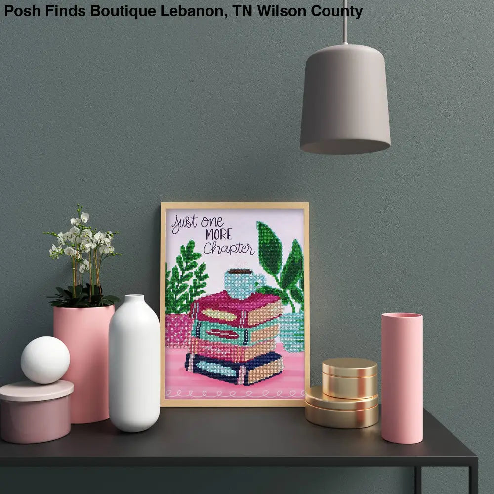 It's a Bookish Life Diamond Painting Kit: 01 Multi - Posh Finds
