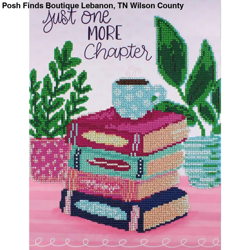 It's a Bookish Life Diamond Painting Kit: 01 Multi - Posh Finds