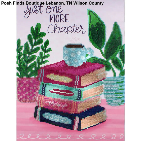 It's a Bookish Life Diamond Painting Kit: 01 Multi - Posh Finds