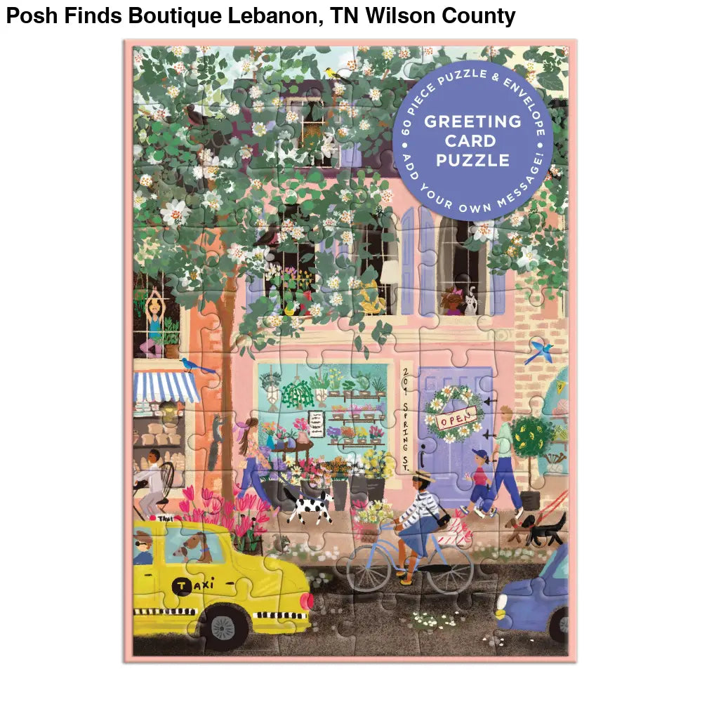 Joy Laforme Spring Street Greeting Card Puzzle