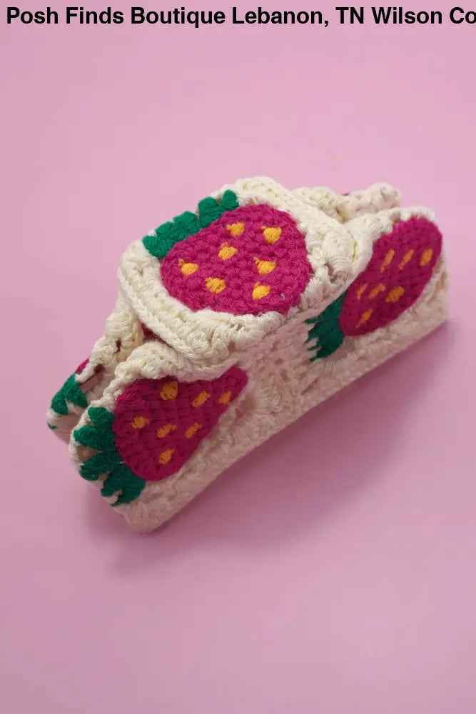JUMBO HANDMADE CROCHET FLORAL HAIR CLAW CLIPS - Posh Finds