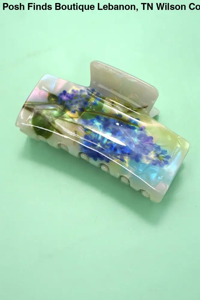 LARGE FLORAL HAIR CLAW CLIPS - Posh Finds