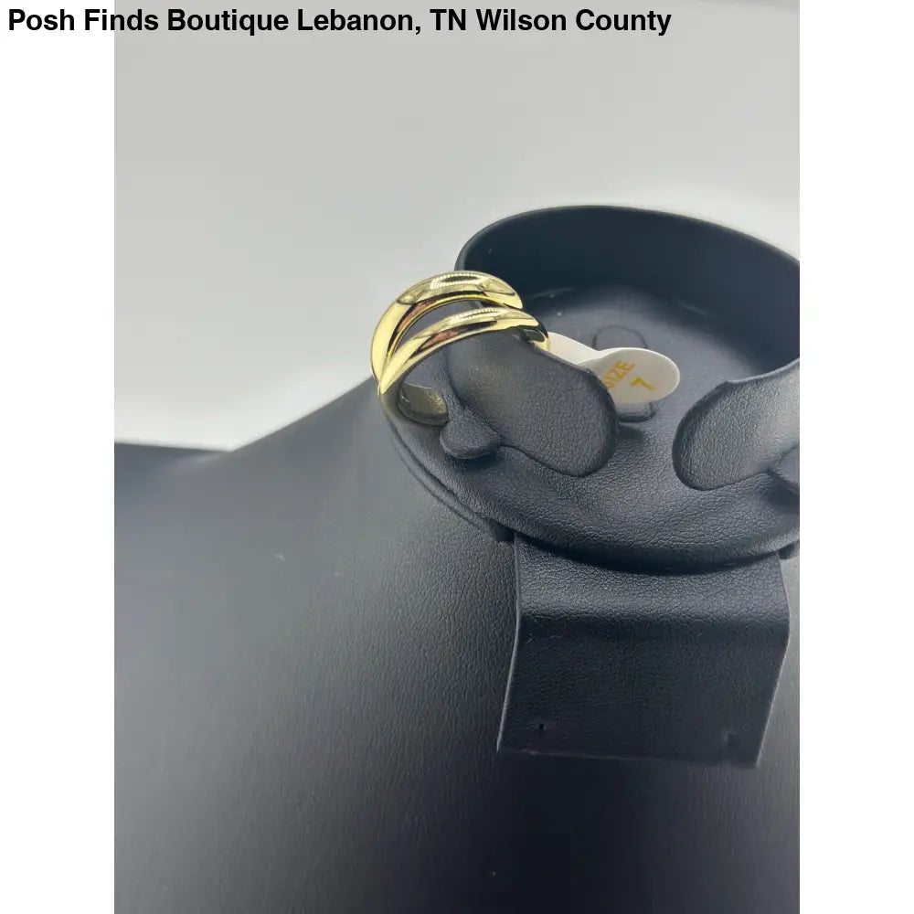 Loren Stewart x Curateur - Deux Open Band 14k Gold Plated Gold Ring Size 7 NWT - Posh Finds