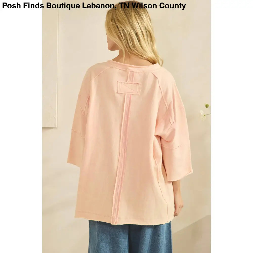 LOVE HEART PATCHWORK TEE Cream - Posh Finds