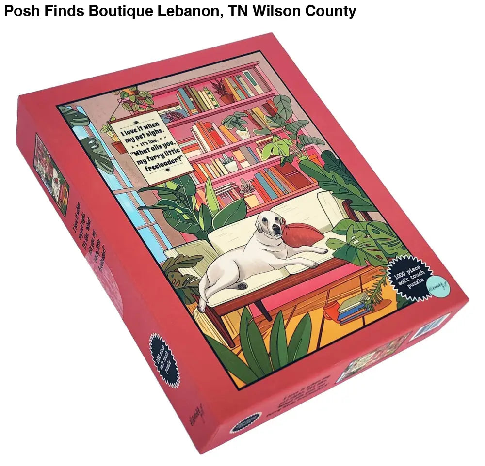 Love it when my pet sighs | Furry Little Freeloader | Puzzle - Posh Finds