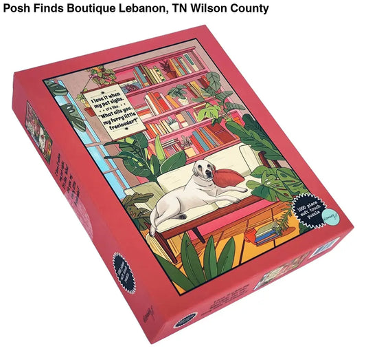Love it when my pet sighs | Furry Little Freeloader | Puzzle - Posh Finds