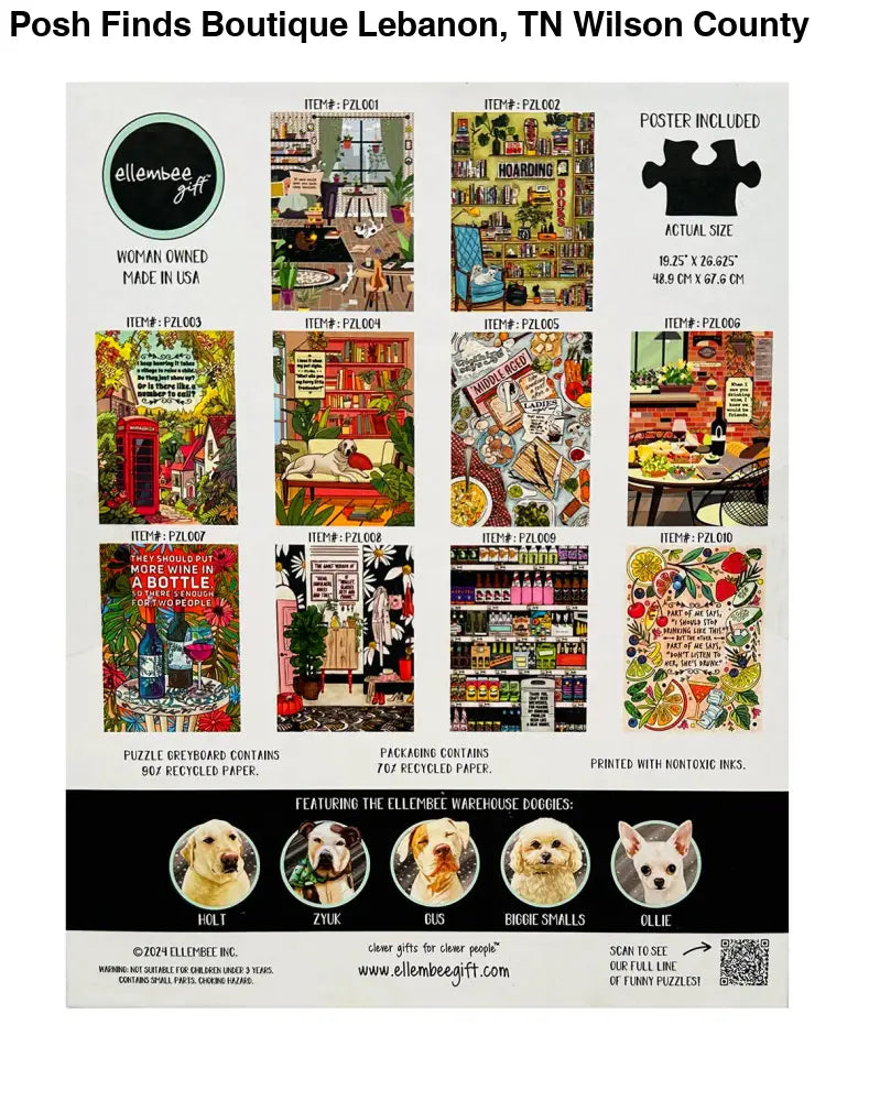 Love it when my pet sighs | Furry Little Freeloader | Puzzle - Posh Finds