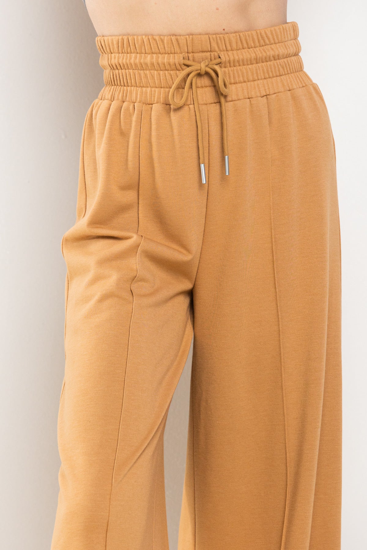 High Waist Lounge Pants in Heather Gray