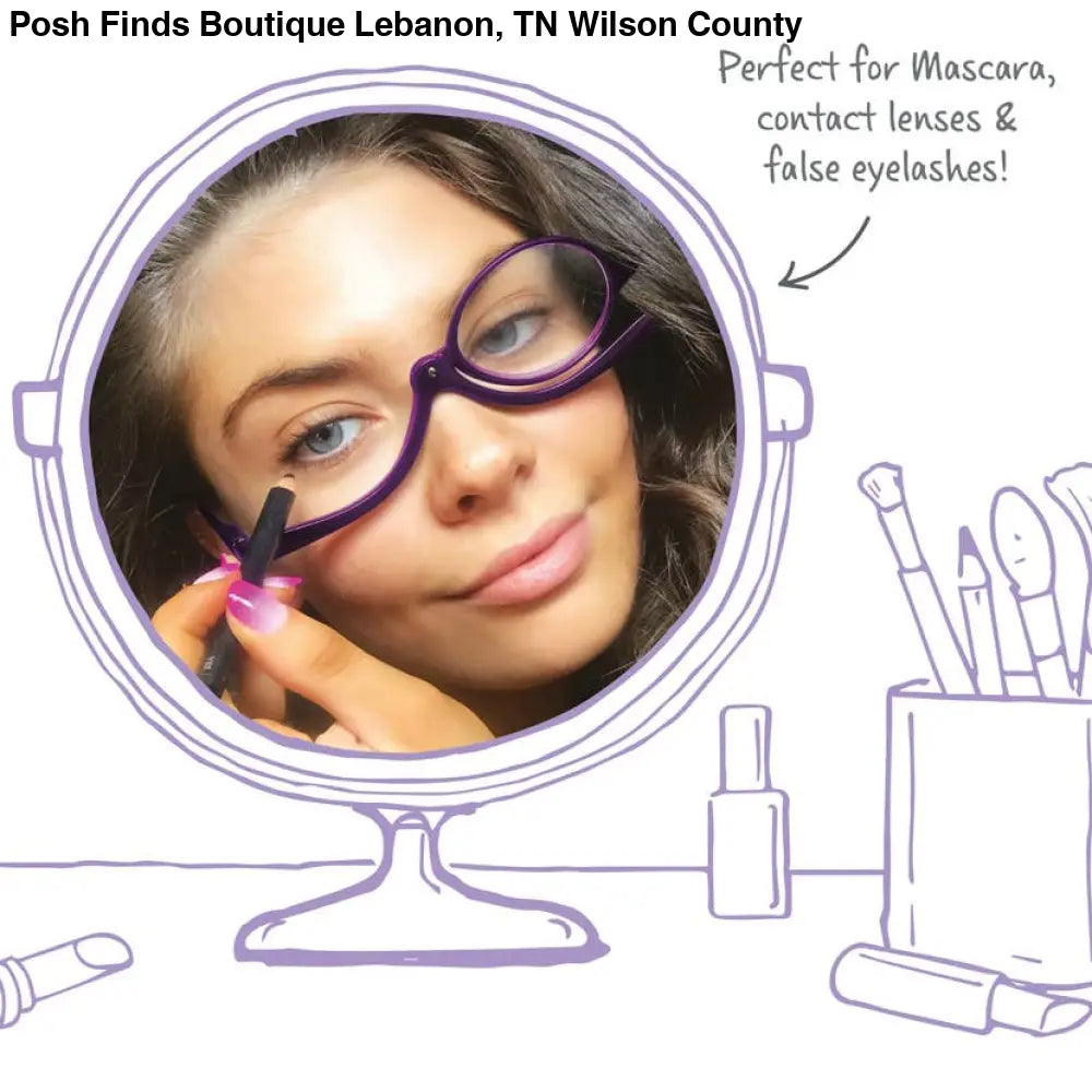 Magnifying Make-Up Glasses - Posh Finds