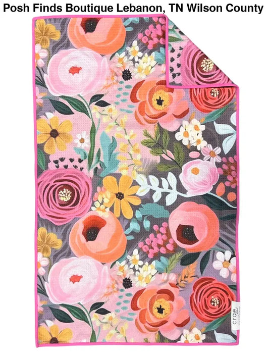 Margaret: Double-Sided Hand Towel: Multi / 17x27 in / Hand Towel - Posh Finds