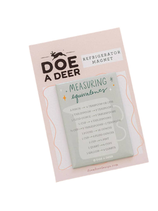 Measuring Equivalents Magnet - Posh Finds