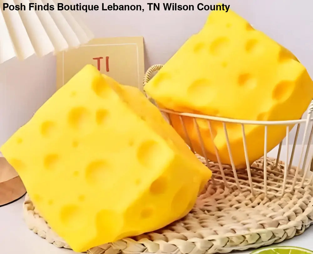 Medium Cheese Block Squishy Toy - toys