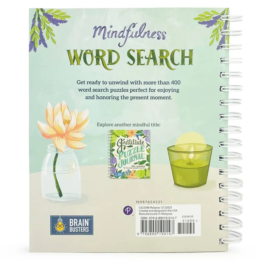 Mindfulness Word Search Adult Puzzle Book