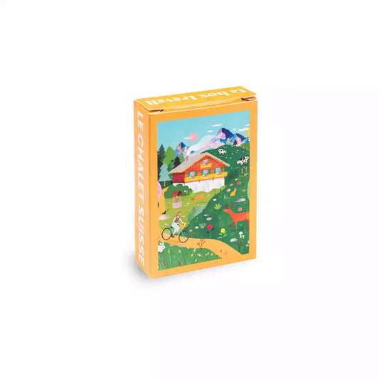 Mini puzzle The Swiss chalet 99 pieces - Posh Finds