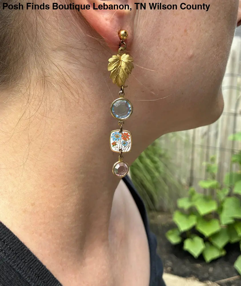 Nature Study Number 2 Vintage Charm Dangles - Posh Finds