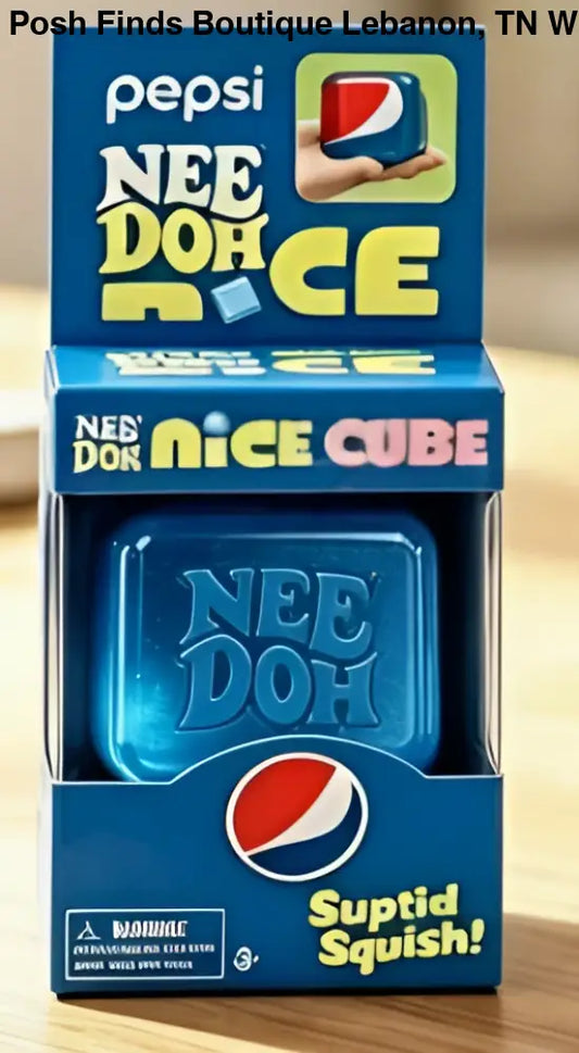 Needoh Blue Soda Square Squishy - toys