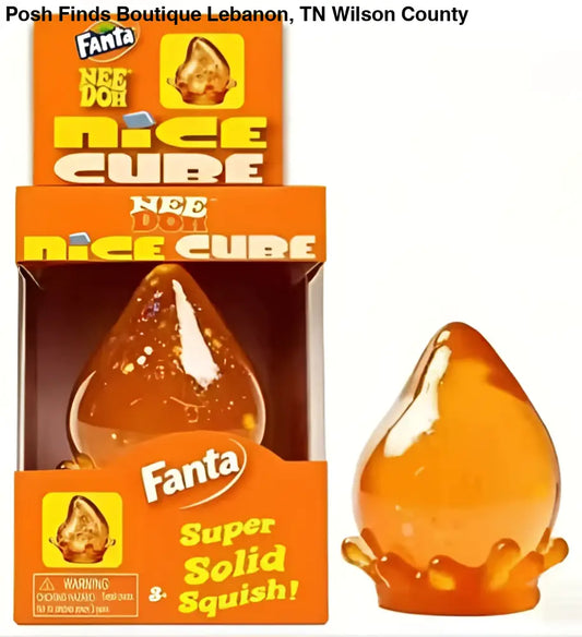 Needoh Orange Soda Drop Squishy - toys