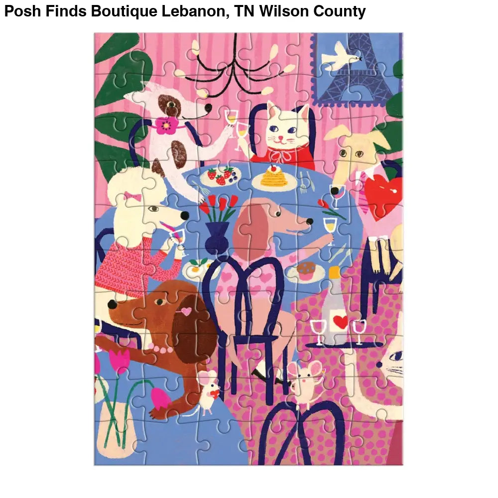 Paws for Love Greeting Card Puzzle