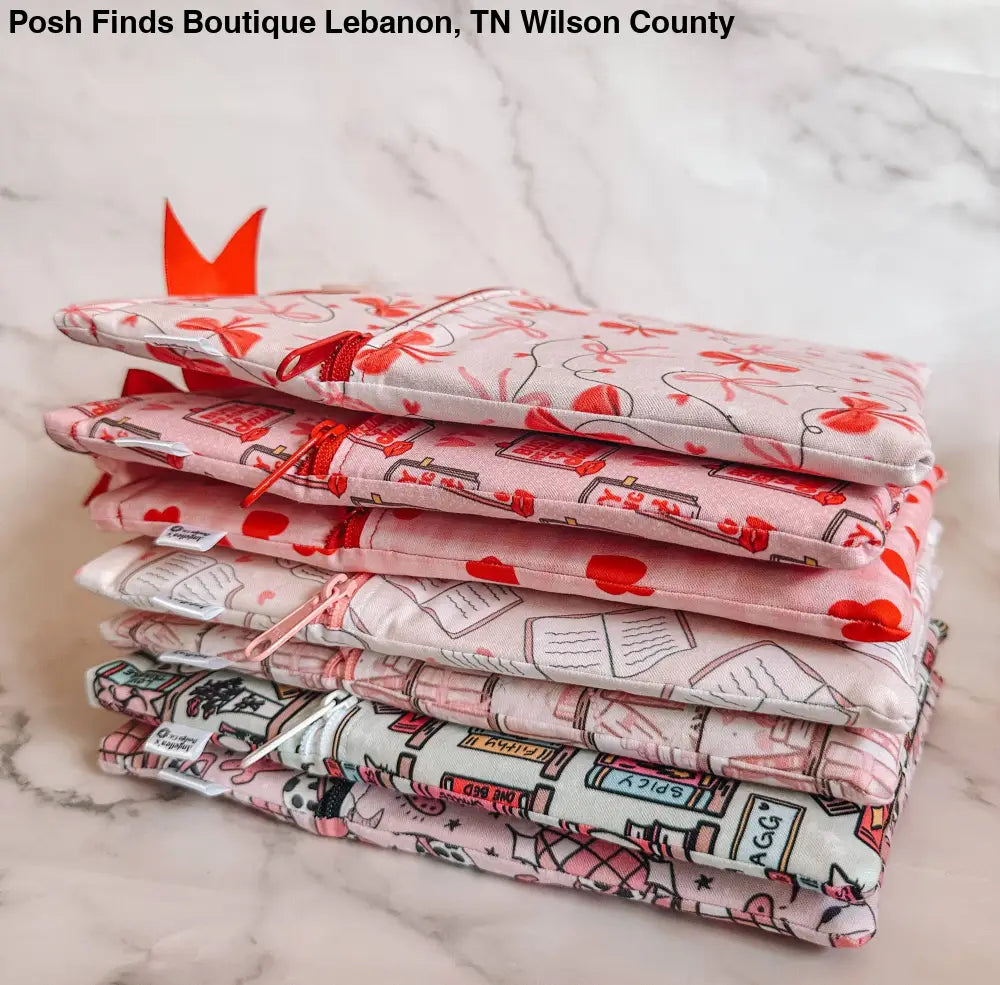 PINK COQUETTE LIBRARY book sleeve: Button / XL - Posh Finds