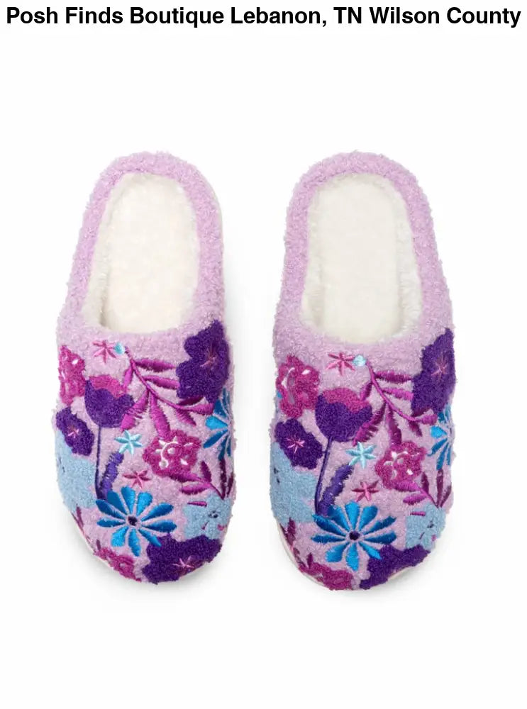 Purple Slippers - Blooming Flowers - Posh Finds