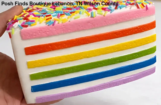 Rainbow Sprinkle Cake Squish - toys