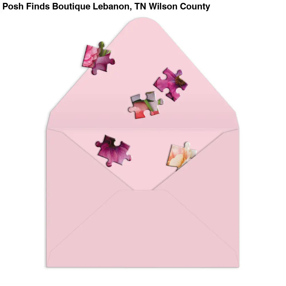 Ranunculus Greeting Card Puzzle