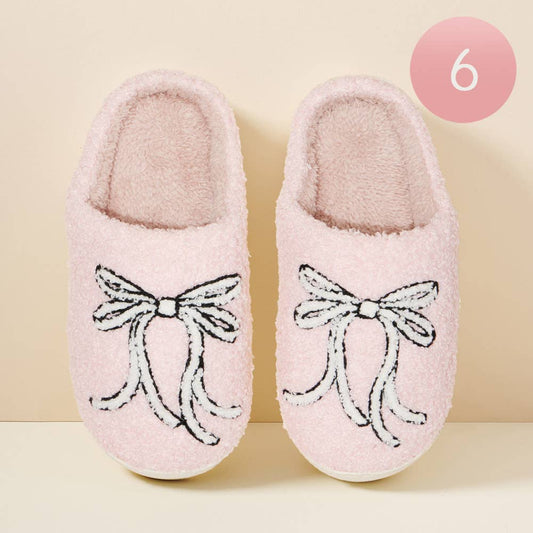 Ribbon Home Slippers - Posh Finds