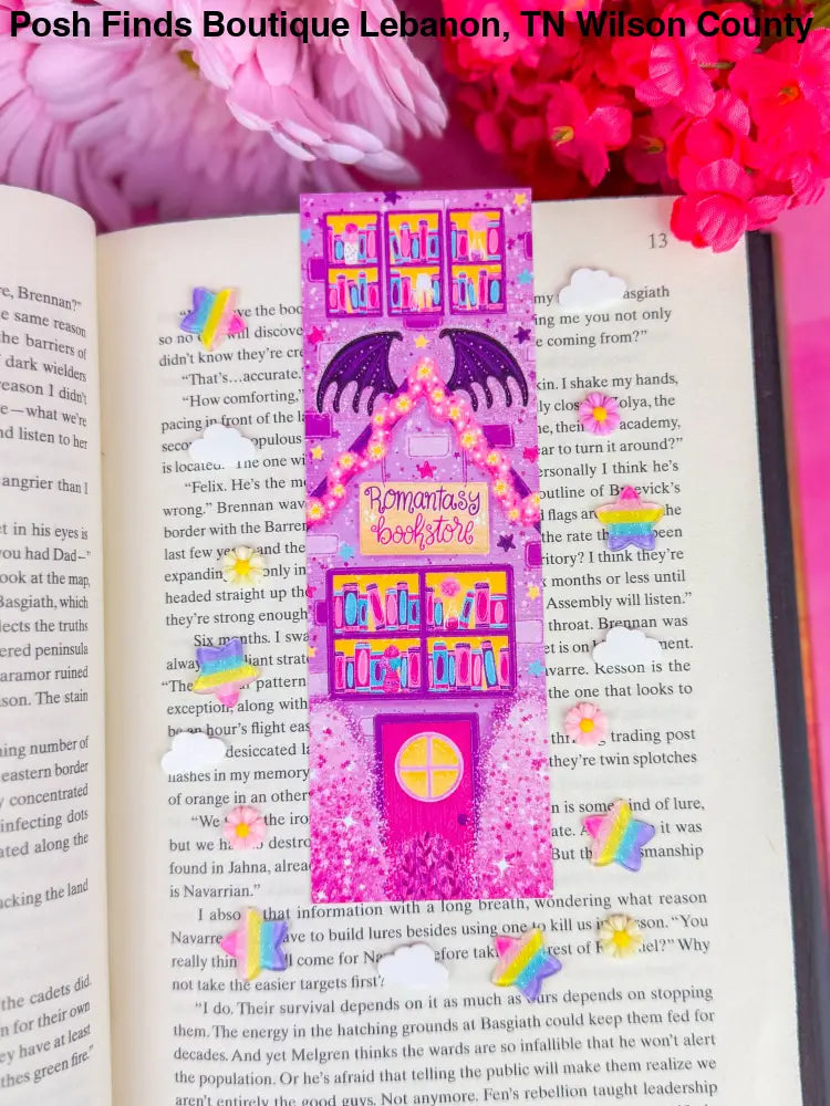 Romantasy Bookstore Bookmark: Laminated - Posh Finds
