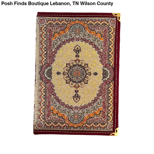 Rug Design Notebook, Handmade Journal, Boho Notebook - Posh Finds